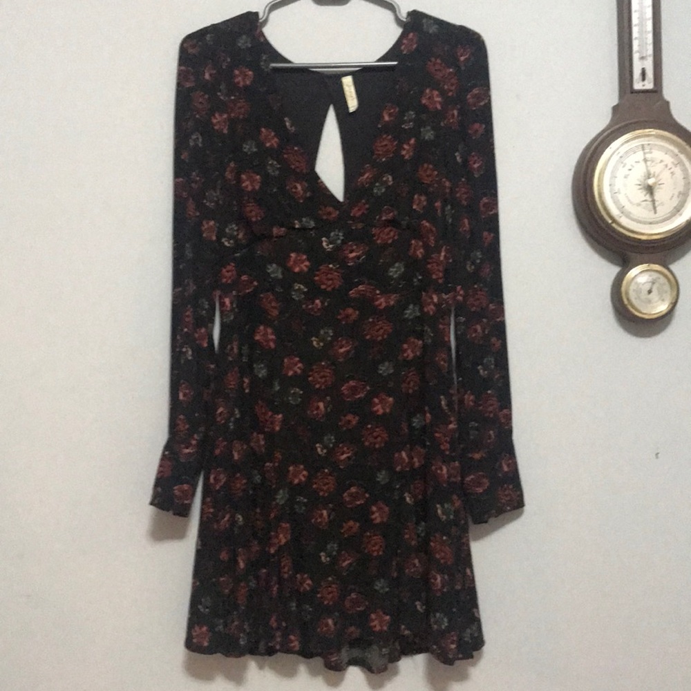 Free People long sleeve mini dress